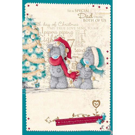 Dad From Both of Us Me to You Bear Christmas Card £2.49